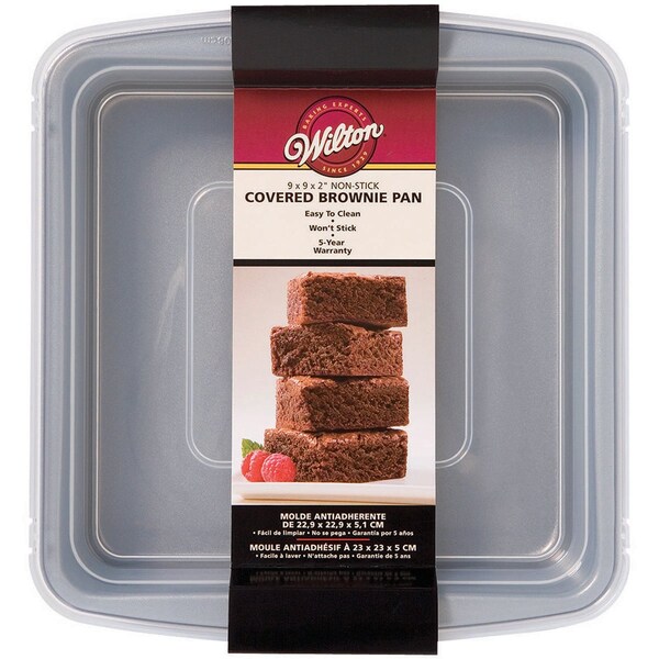 Wilton Industries 9X9 Covered Brownie Pan 21059199 Zoro